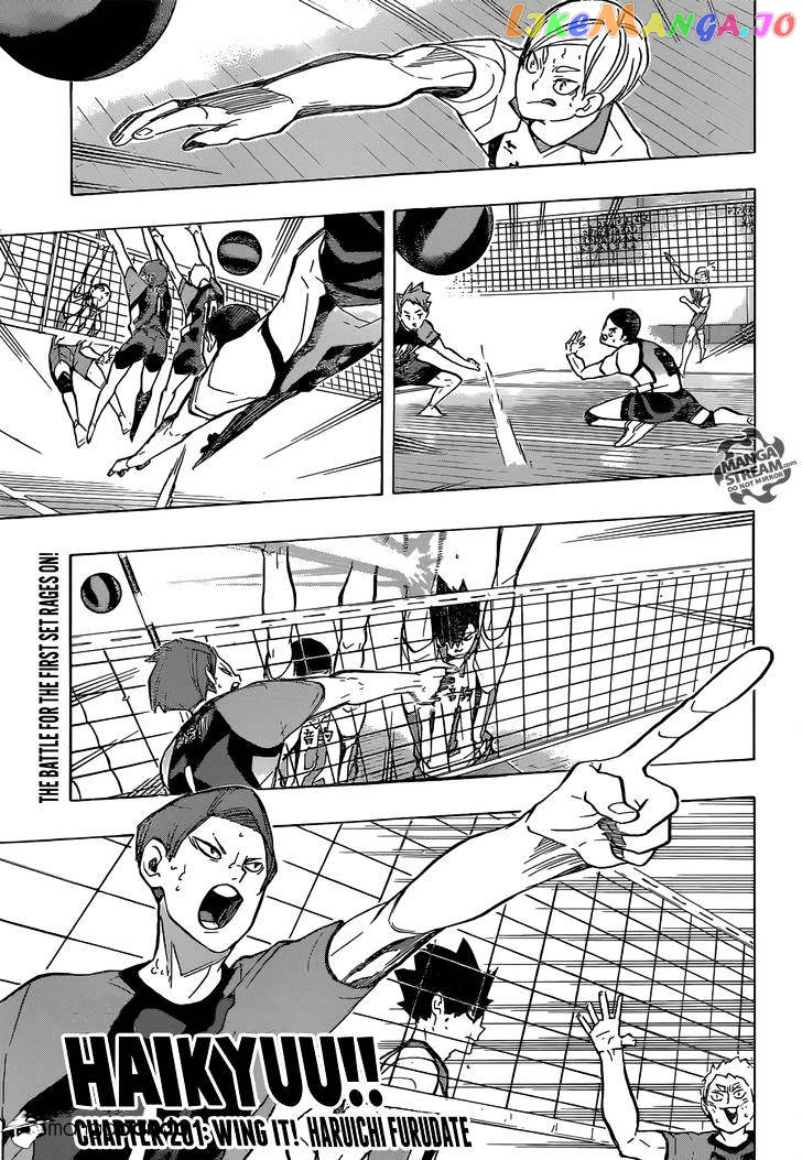 Haikyuu!!, Chapter 201 image 01